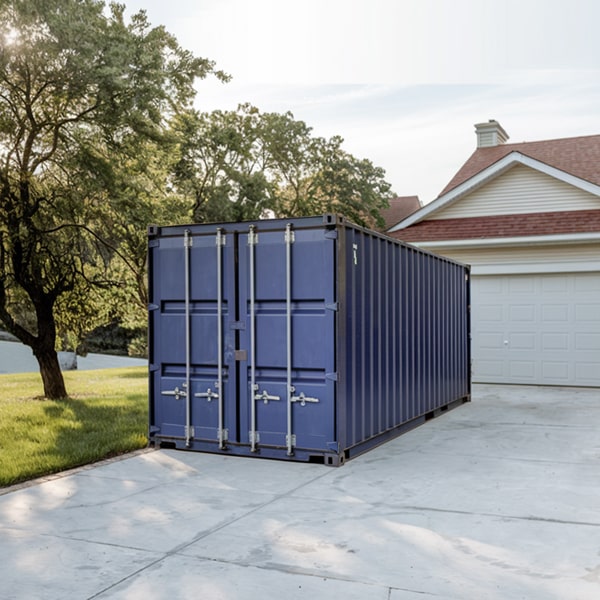 you can rent a residential storage container for as low as $100 per month